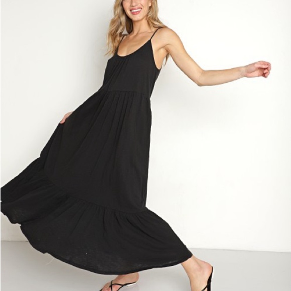 Z supply lido slub maxi black XS